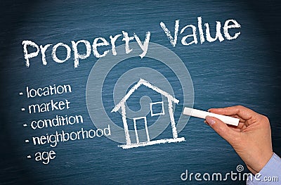 Property value Stock Photo