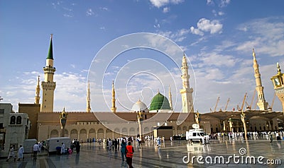 Prophet`s Mosque Editorial Stock Photo