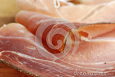 Prosciutto Stock Photo