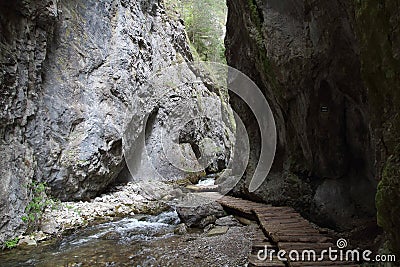 Prosiek gorge, Slovakia Stock Photo