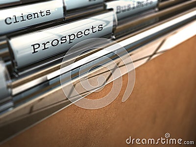 Prospects and clients Stock Photo