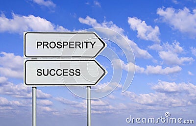 Prosperity and success Stock Photo