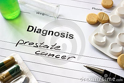 Prostate cancer Stock Photo