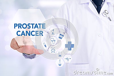 PROSTATE CANCER Stock Photo