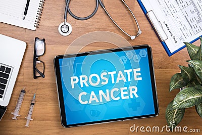 PROSTATE CANCER Stock Photo