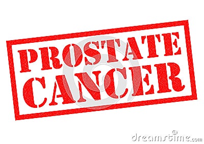 PROSTATE CANCER Rubber Stamp Stock Photo