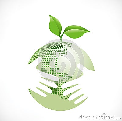 Protect earth Vector Illustration