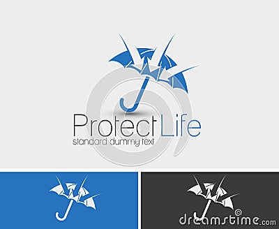 Protect Life Vector Illustration