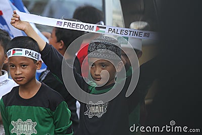 Protect the Palestine Editorial Stock Photo