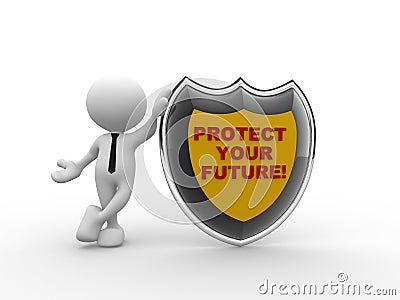 Protect your future Stock Photo