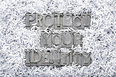 Protect your identity Stock Photo