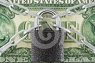 Protect your money Stock Photo