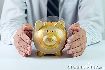 Protect your money Stock Photo