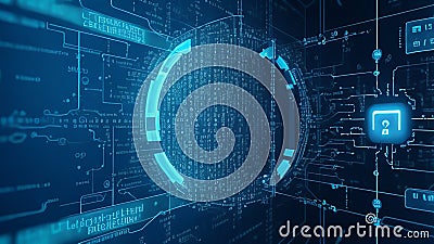 Protecting AI Algorithms Background Stock Photo