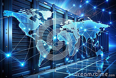 Protecting Global IT Infrastructure and Data Privacy A Comprehensive Cybersecurity Network Solution Stock Photo