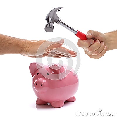 Protecting your assets Stock Photo