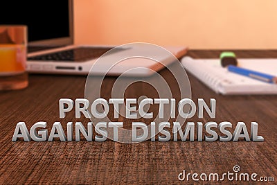 Protection against dismissal Cartoon Illustration