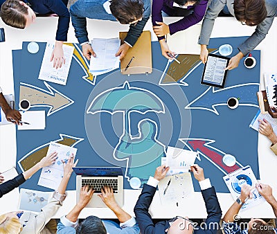 Protection Risk Safety Security Prevention Concept Stock Photo