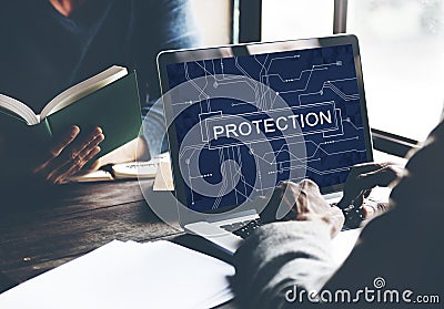 Protection Surveillance Safety Privacy Policy Concept Stock Photo