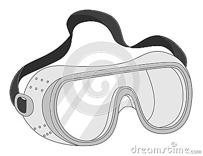 Protective glasses Vector Illustration