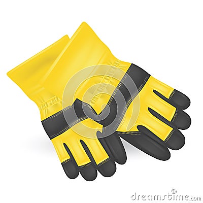 Protective gloves Vector Illustration