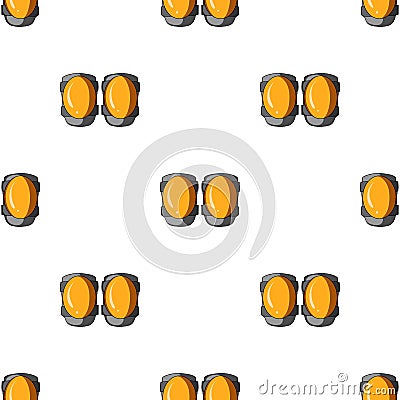 Protective knee pads for cyclists. Protection for athletes.Cyclist outfit single icon in cartoon style vector symbol Vector Illustration