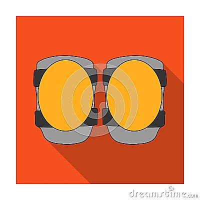 Protective knee pads Vector Illustration