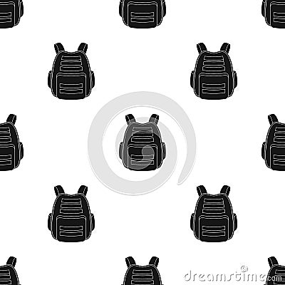 Protective waistcoat.Paintball single icon in black style vector symbol stock illustration web. Vector Illustration