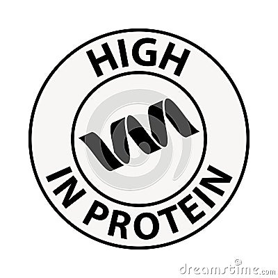 Protein icon, illustration Vector Illustration
