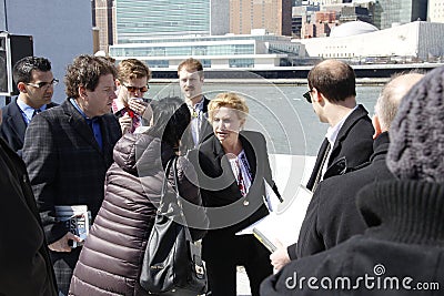 Protest agains Crimea' invasion Editorial Stock Photo