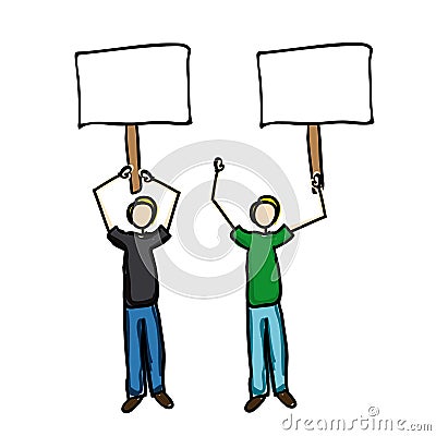 Protest icon Vector Illustration
