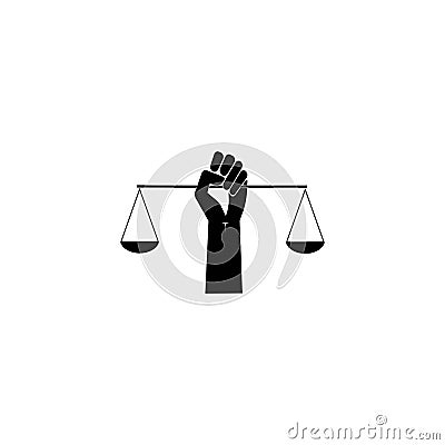 protest logo Vector Illustration