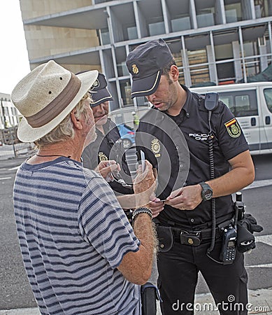 Protest in spain 078 Editorial Stock Photo