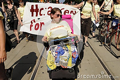 Protest in Toronto. Editorial Stock Photo