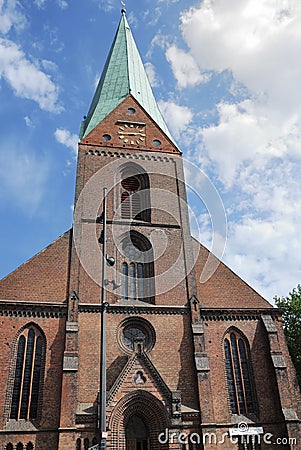 Protestant church Stock Photo