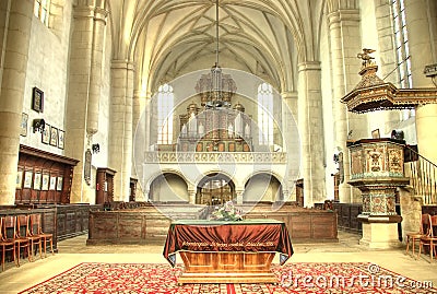 Protestant church Stock Photo