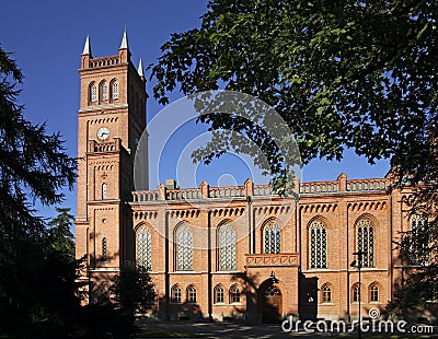 Protestant Trinity church in Vaasa. Finland Stock Photo