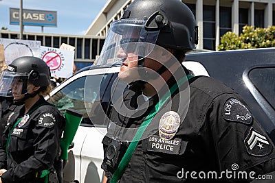 Protests Against Police Violence Over George Floyd Death Editorial Stock Photo