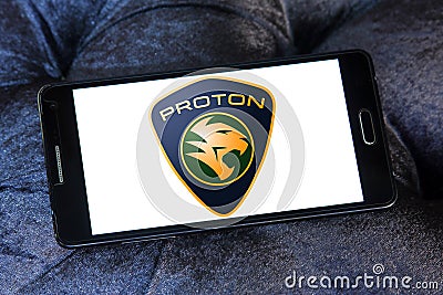 Proton car logo Editorial Stock Photo