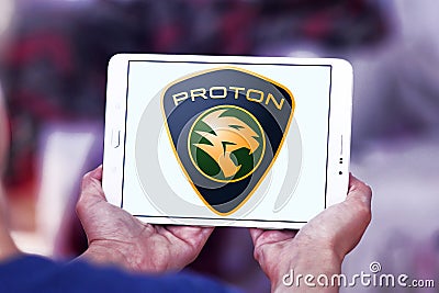 Proton car logo Editorial Stock Photo