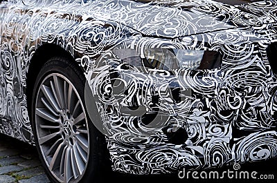 Prototype BMW Car near Munich Editorial Stock Photo