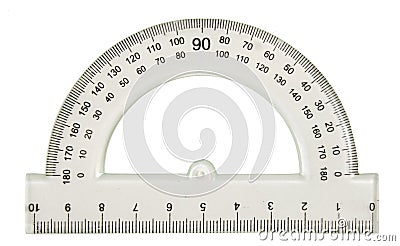 Protractor Stock Photo