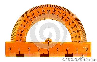 Protractor Stock Photo