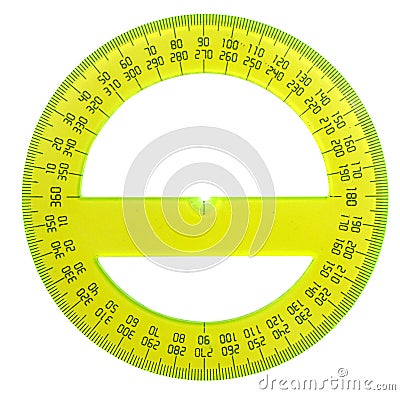 Protractor Stock Photo