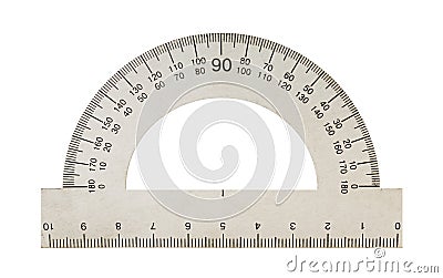 Protractor Stock Photo