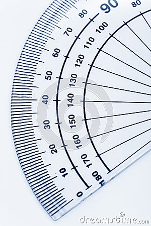 Protractor Stock Photo