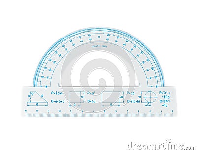 Protractor Stock Photo