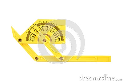 Protractor isolated Stock Photo