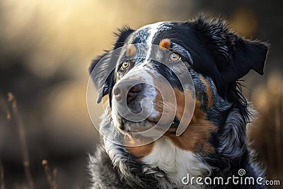 proud dog. generated by AI Stock Photo