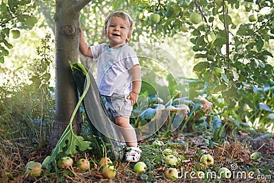 Proud farmer with a big Stock Photo